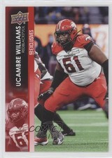 2022 Upper Deck CFL Exclusives 4/100 Ucambre Williams #148 16vq