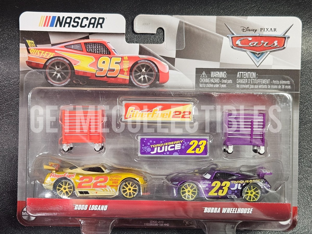 DISNEY PIXAR CARS ACCESSORY GOGO LOGANO BUBBA WHEELHOUSE NASCAR