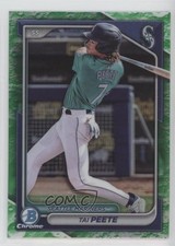 2024 Bowman Draft Chrome Lunar Glow Refractor Tai Peete #BDC-194 1i7n