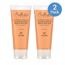 SheaMoisture Coconut & Hibiscus Body Butter 6oz - 2 Pack - New