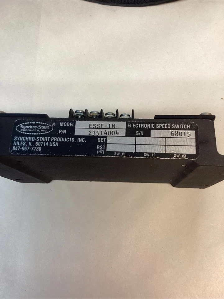 SYNCHRO START SPEED SWITCH ESSE-1M ELECTRONIC SPEED SWITCH ESSE1M NEW - Image 4 of 4