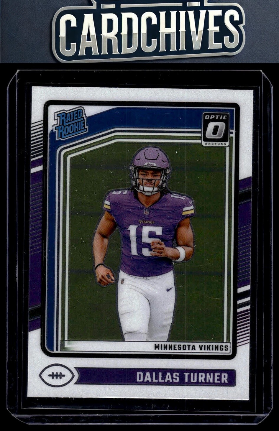 Dallas Turner 2024 Donruss Optic #224 Rookie RC