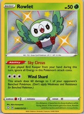 Rowlet SV001/SV122 Shiny Rare Shining Fates Shiny Vault Pokemon Holo Near Mint