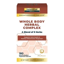 Nature's Lab Whole Body Herbal Complex, 180 Vegetarian Capsules