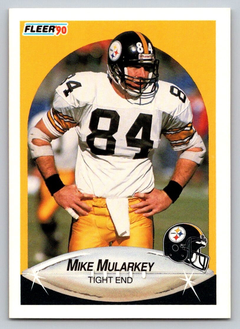 1990 Fleer - #148 Mike Mularkey (RC)