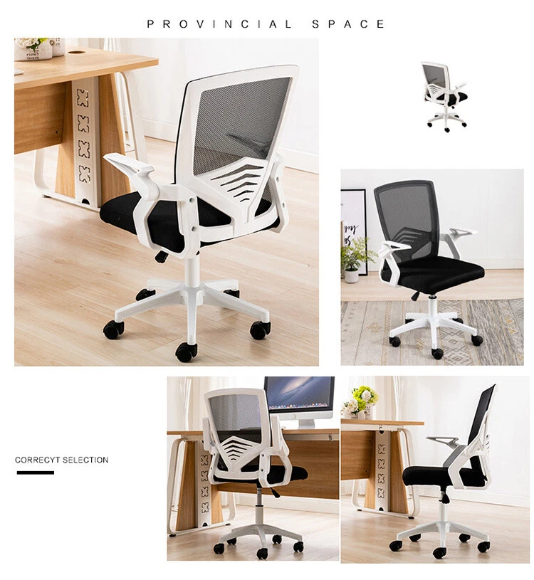 Flip up arm desk cheap chair