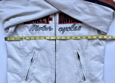 VINTAGE Harley Davison WOMEN SIZE M racing stripe jacket VINTAGE Harley Davison WOMEN SIZE M racing stripe jacket