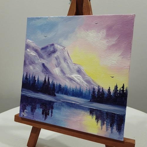 Ukraine Artist Mountain Oil Painting Landscape Original Wall Art Home Decor Gift - Picture 8 of 24