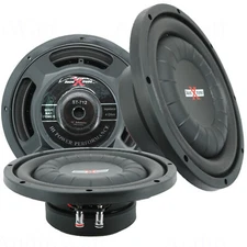 1 Single - SoundXtreme 10" 800W Slim/Shallow Mount Car Audio Subwoofer SubWoofer