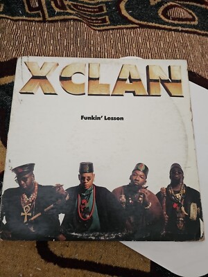 X-Clan Funkin' Lesson Vinyl 12'' Record Classic Hip Hop Rap East Coast Funk