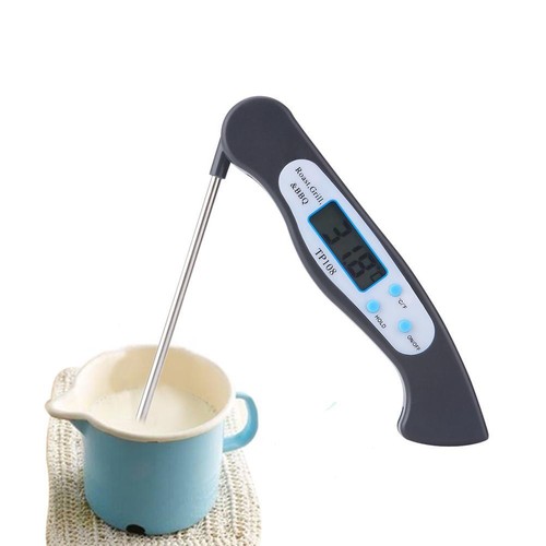 Klappbare Digital Ofen Labor Thermometer BBQ Fleisch flüssiges Wasser Öl Essensp - Bild 2 von 9