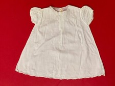 Vintage Baby Infant Dress Size 6 Months White Handmade Philippines