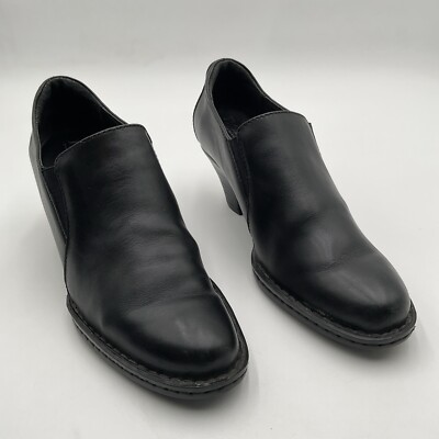 Born Shoes Women's size M Black Leather casual Mary Jane