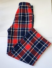 Pendleton Knockabouts Wool Plaid Pants Adult S 25" Flat Front Straight Leg Vtg