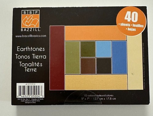 Bazzill 5 x 7 Paper Pads-Earthtones or Pastel Available-You Choose - Picture 4 of 5