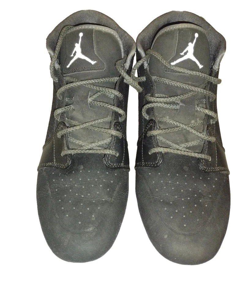 Nike Air Jordan Retro V.1 Chukka Negro/Blanco-Gris Gamuza Gimnasio 535992-004 Talla 9.5 Foto 4 de 4