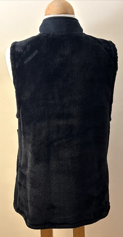 💕 NEW! Exertek Black Plush Feece Athletic Vest W/Pockets Size XL $42 - Image 3 of 4