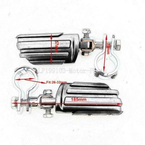 Soporte de reposapiés de carretera para Suzuki Intruder Volusia VS VL 700 750 800 1400 Foto 4 de 4