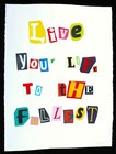 ANONIM Letter 1 Signée + shepard fairey,martin whatson,banksy,invader STICKER