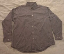 Roundtree  Yorke Men's Long Sleeve Shirt Multicolor Plaids Size L