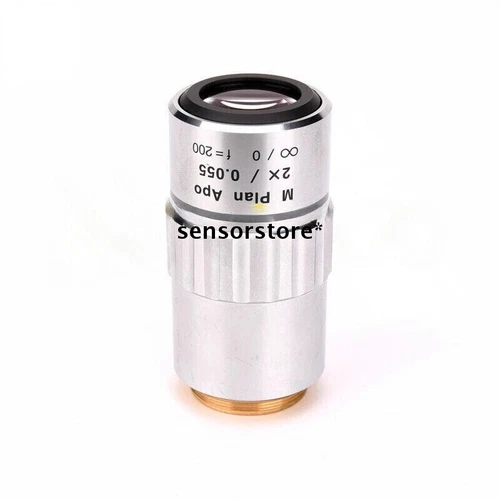1PC used mitutoyo M Plan Apo 2x/0.055 bright field microscopic objective