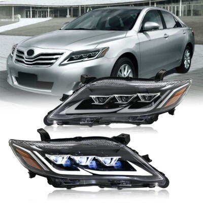 LED Frontscheinwerfer For Toyota Camry 6th Gen 2010-2011 Front Lamps Pair