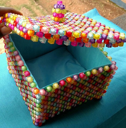 Africa Beaded Jewelry Box | eBay