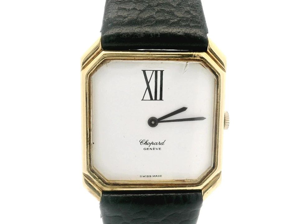 Reloj Mecánico Chopard Vintage Oro Amarillo 18k 26mm Octágono Lug Ref 2101 Foto 4 de 4