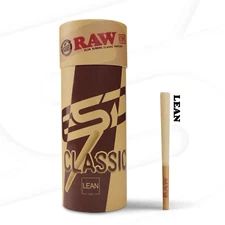 RAW Cones Classic Lean Special | 50 Pack | Natural Pre Rolled Rolling Paper