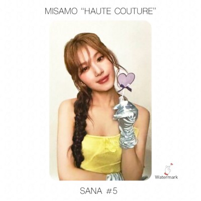 ミサモ HAUTE COUTURE リアルカード MOMO SANA MINA MISAMO HAUTE COUTURE JAPAN MINA SANA MOMO ALBUM PHOTOCARD