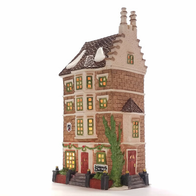 Beauty Restored Dept 56 1991 Nephew Freds Flat Charles Dickens Heritage 55573-U2