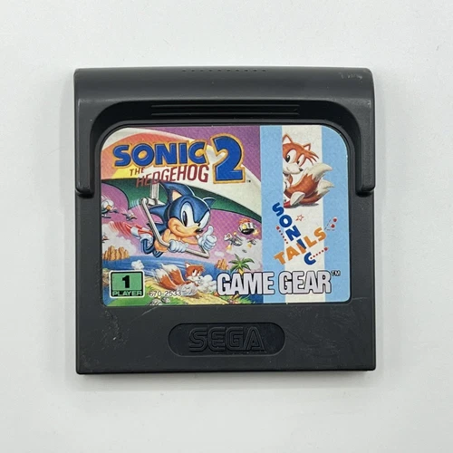Sega Game Gear Sonic The Hedgehog 2 Authentic Cartridge Tested & Working 1992