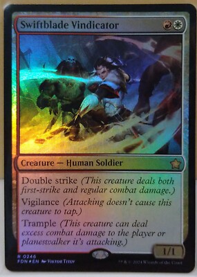 MTG - Foundations - Swiftblade Vindicator *Foil*