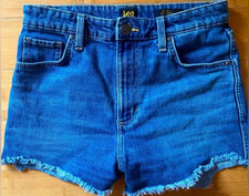 Lee Denim Jean High Rise Cutoff Shorts Women's size 28