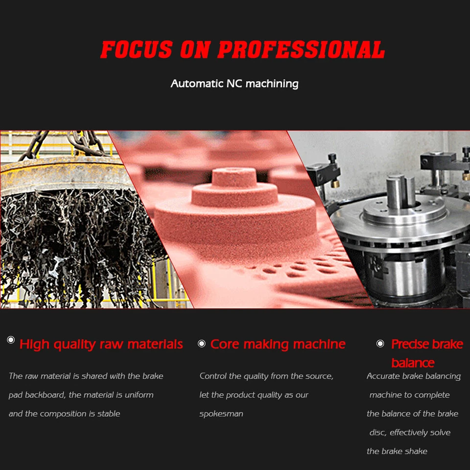 Rotor de freno de disco delantero y trasero de 275 mm para Toyota Rav4 HS250H 2006 2007 2008-2018 Foto 4 de 4