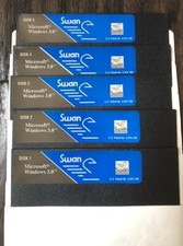 Microsoft Windows 3.0 - 5.25 DOS Floppy Disks...