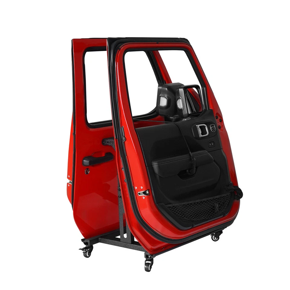 Carro corredero de almacenamiento de media puerta Trail de acero para Jeep Wrangler TJ 1997-2006 Foto 4 de 4