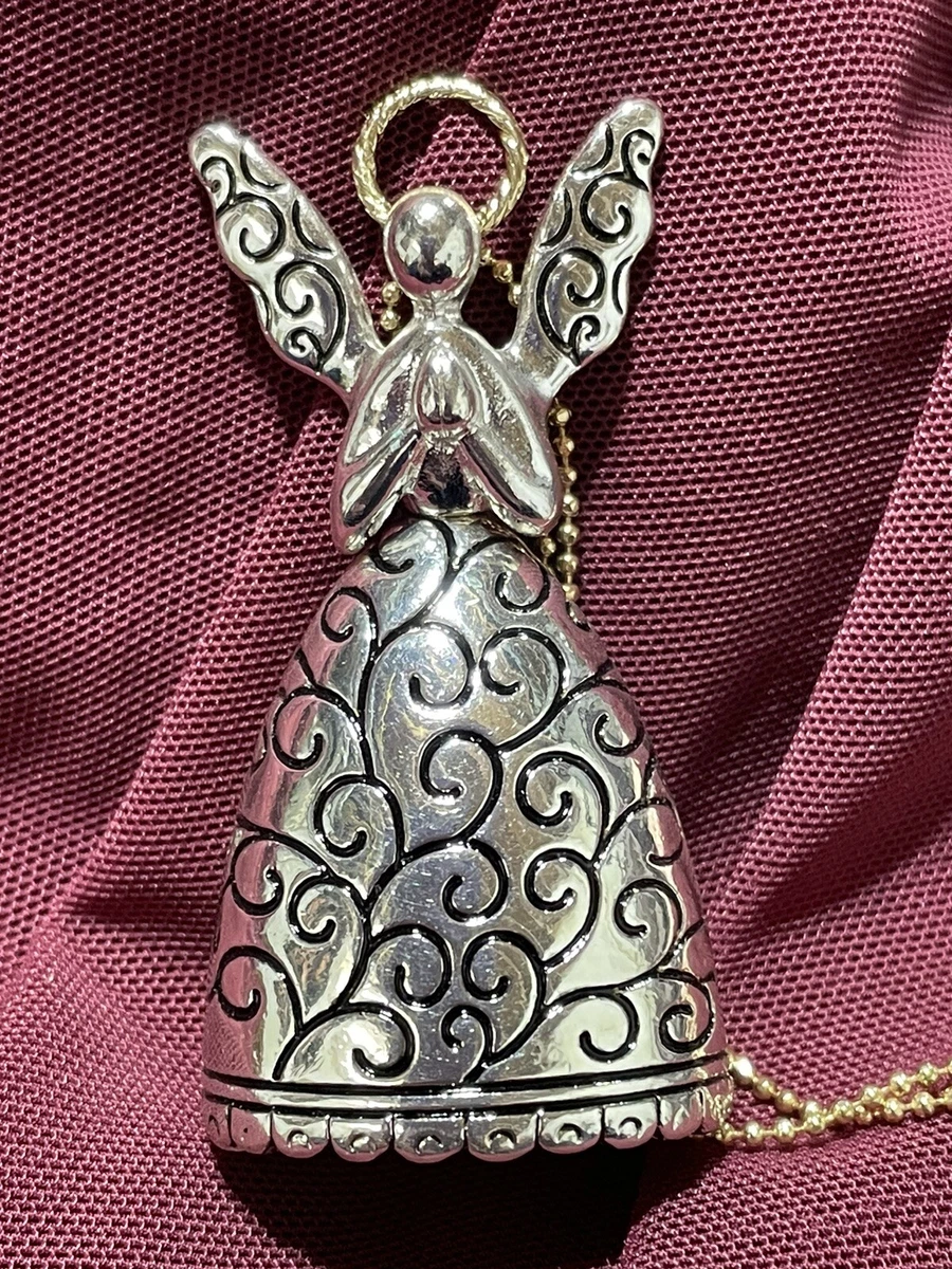 Angel bell necklace clearance