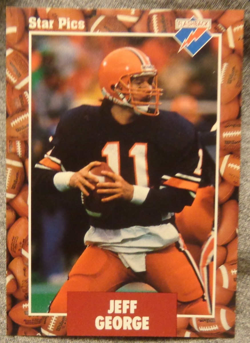 1991 Star Pics Football Card - Jeff George - Illinois alumni - NM