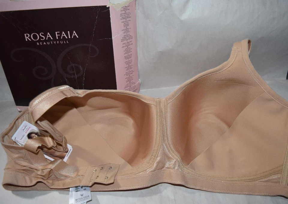 Sujetador con aros de microfibra Twin Air Aerosoft 42E rosa faia 5651 nuevo en caja Foto 2 de 3