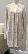 NWT 278 Eileen Fisher High Collar Cardigan F1RWN-K4345M SzS ECRU