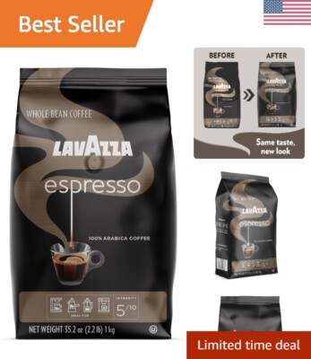 Versatile 2.2lb Whole Bean Espresso Coffee - Perfect for All Brewing Methods