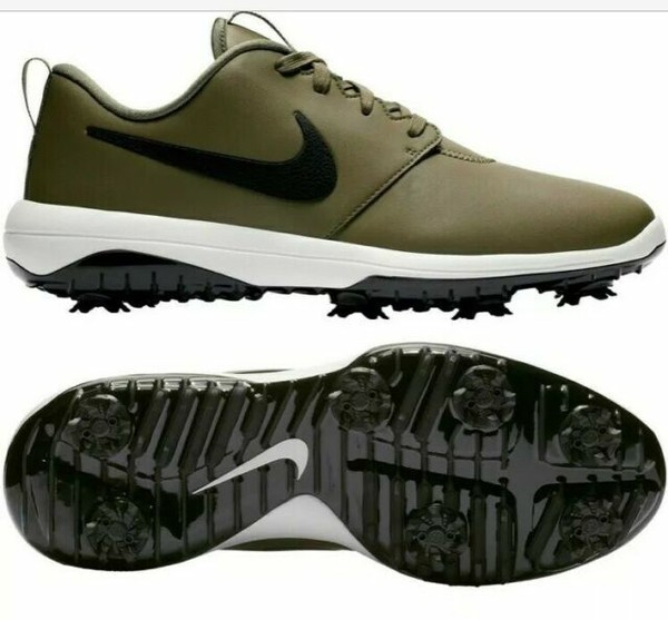 Nike Roshe G Tour Men’s 10 Golf Shoes Spikes Olive Black Ar5580200 for