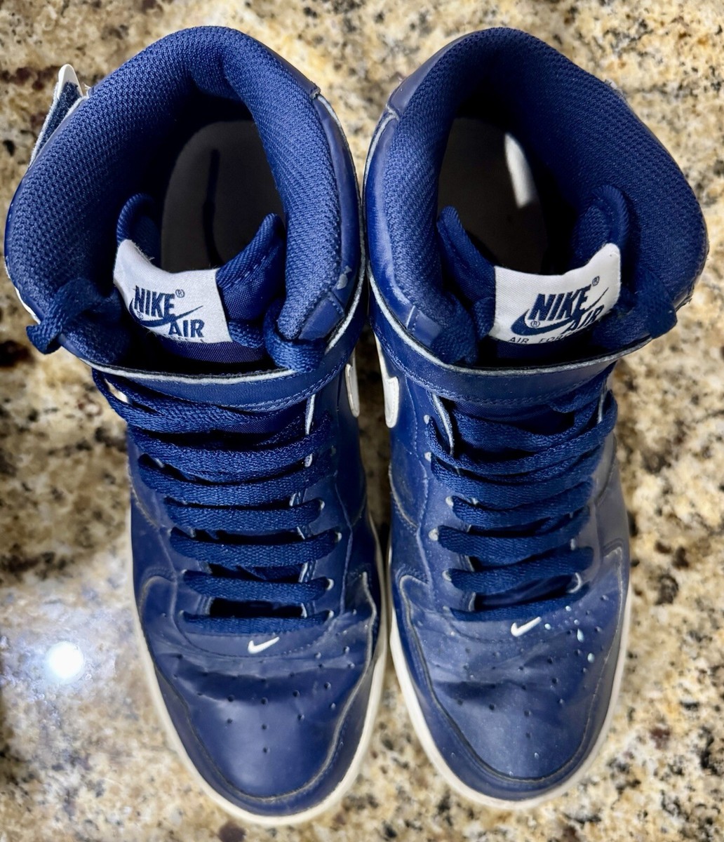 Nike Air Force 1 Mid Mens Midnight Navy Blue 315123-407 Size 9.5