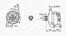 MAGNETI MARELLI Generator 063377417010 für FORD FOCUS
