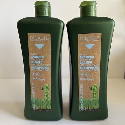 Salerm Biokera Honey Scalp Care Shampoo -36oz./1000ml (2 UNITS)
