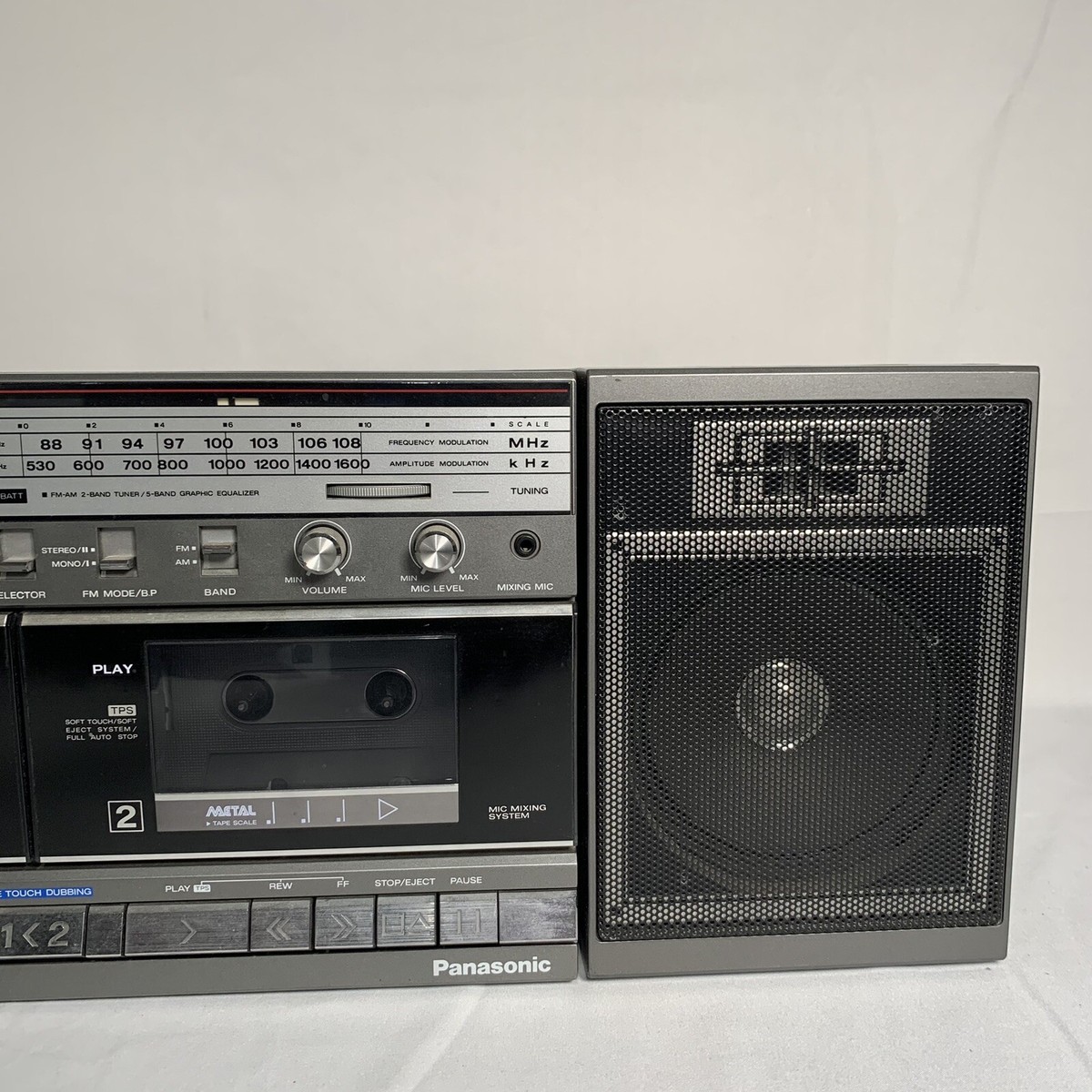 EUC VINTAGE RX-CW50 PANASONIC BOOMBOX DUAL CASSETTE DUAL SPEAKER STEREO RADIO | eBay EUC VINTAGE RX-CW50 PANASONIC BOOMBOX DUAL CASSETTE DUAL SPEAKER STEREO RADIO | eBay
