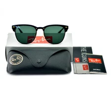 Ray-Ban Sunglasses RB3576N Blaze Clubmaster Gold Frame Green Classic Lens 47mm