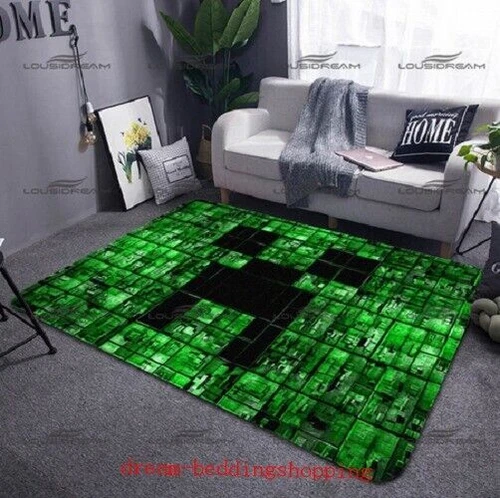Dormitorio Salón Alfombras Antideslizantes Suelo Alfombras Niños Minecraft - Imagen 21 de 34