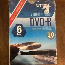 BRAND NEW--9 PACK TDK DVD-R Recordable Blank Discs *Up to 6 HRS Each*